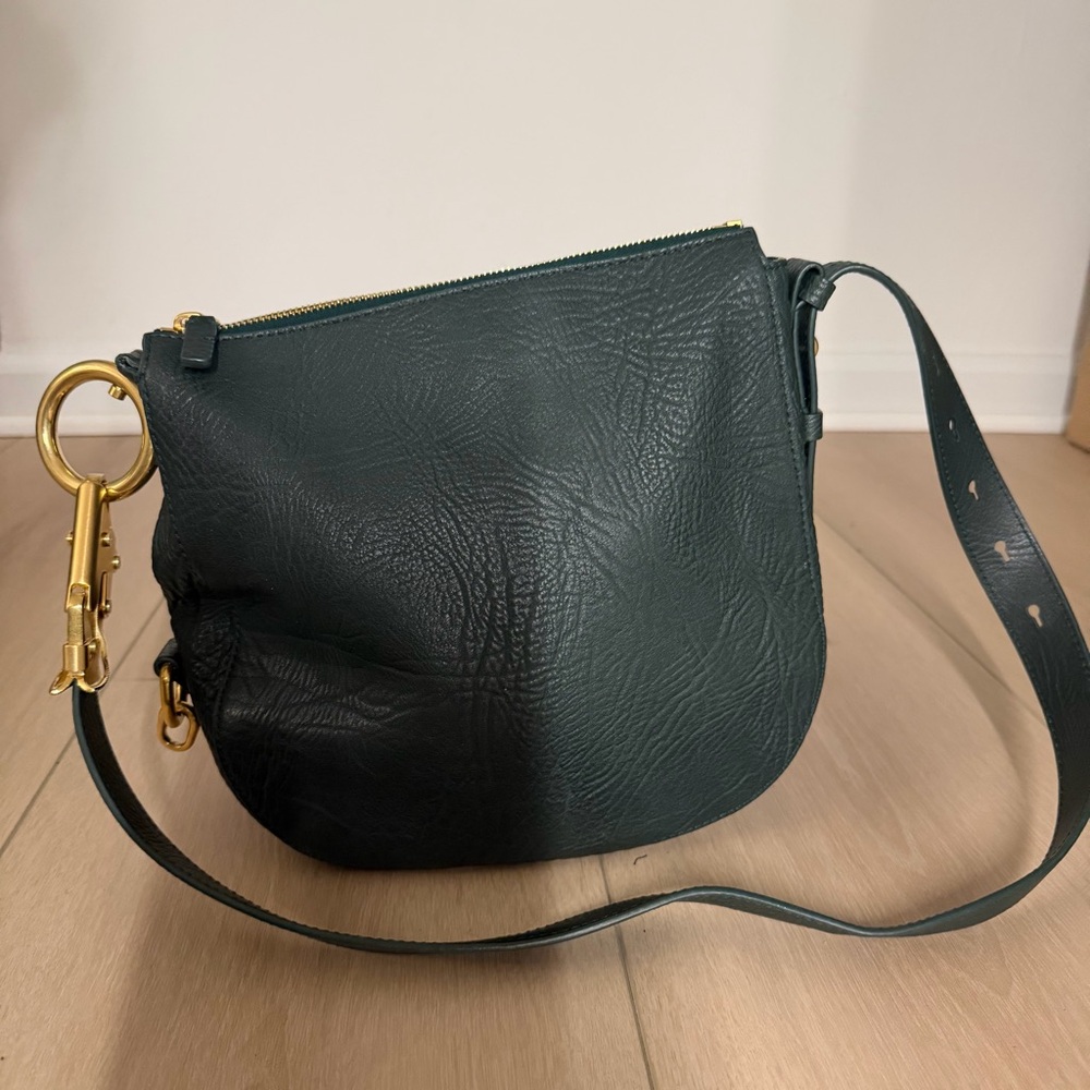 Burberry Knight Shoulder Bag Leather Small with Gold Hardware